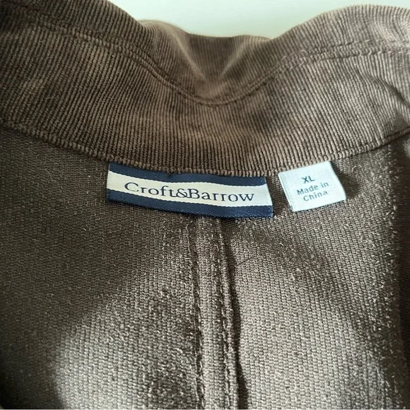 Womens Brown Croft & barrow jacket/blazer. Size xl. - Picture 9 of 10